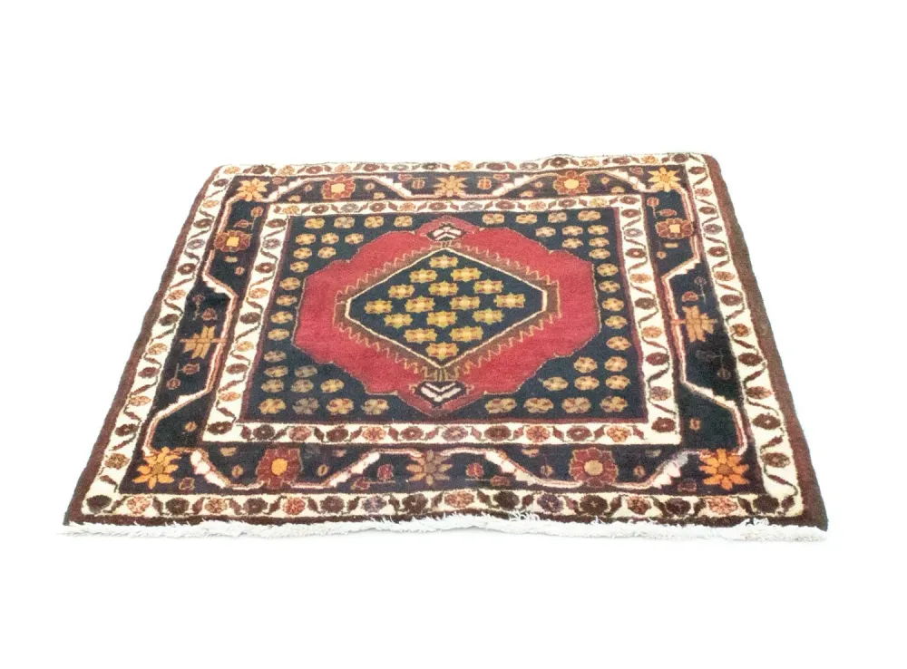 Persisk teppe - Nomadisk square - 109 x 105 cm - rød