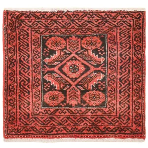 Persisk teppe - Nomadisk square - 43 x 40 cm - rød