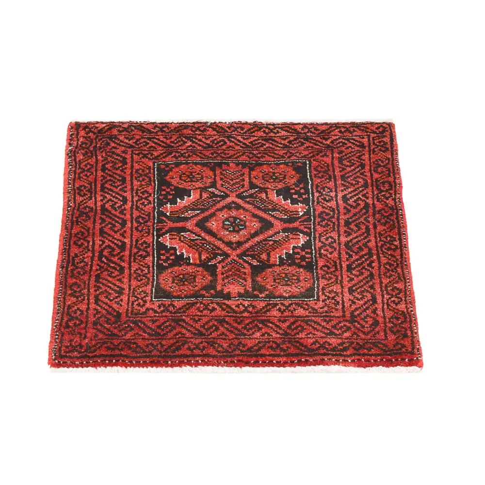 Persisk teppe - Nomadisk square - 43 x 40 cm - rød