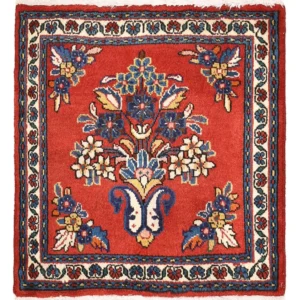 Persisk teppe - Nomadisk square - 53 x 53 cm - rød