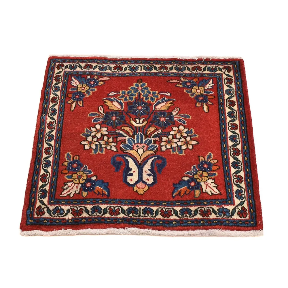 Persisk teppe - Nomadisk square - 53 x 53 cm - rød