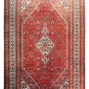 Persisk teppe - Nomadisk square - 313 x 305 cm - mørk rød