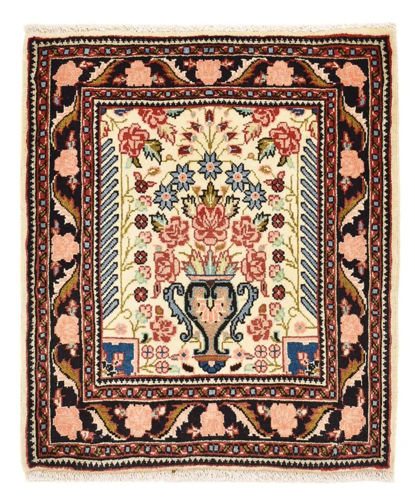 Persisk teppe - Nomadisk square - 65 x 57 cm - flerfarget