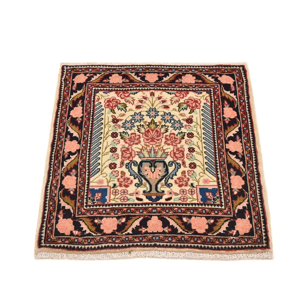 Persisk teppe - Nomadisk square - 65 x 57 cm - flerfarget