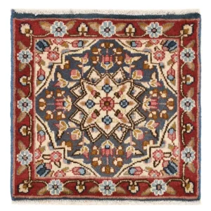Persisk teppe - Nomadisk square - 52 x 52 cm - flerfarget