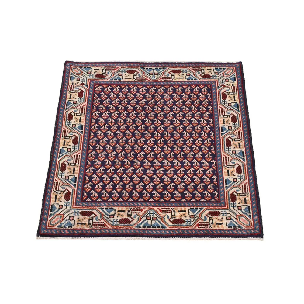 Persisk teppe - Nomadisk square - 72 x 61 cm - lilla