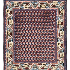 Persisk teppe - Nomadisk square - 73 x 61 cm - lilla