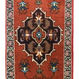 Persisk teppe - Nomadisk square - 54 x 40 cm - oransje