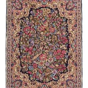 Persisk teppe - Royal - 70 x 53 cm - blå