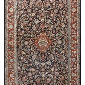 Persisk teppe - Royal - 305 x 207 cm - mørkeblå