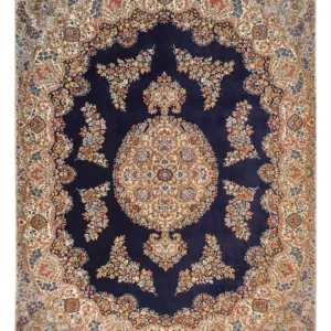 Persisk teppe - Royal - 340 x 257 cm - mørkeblå