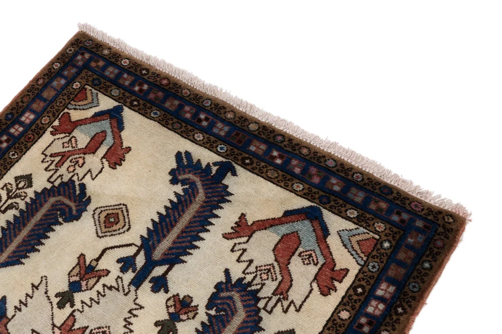 Persisk teppe - Tabriz - 115 x 80 cm - flerfarget