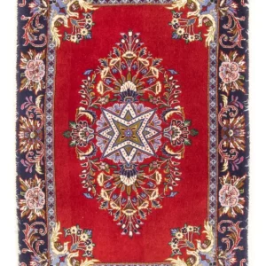 Persisk teppe - Tabriz - 98 x 65 cm - rød