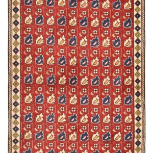 Persisk teppe - Tabriz - 140 x 96 cm - rød