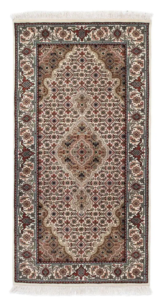 Persisk teppe - Tabriz - 140 x 73 cm - beige