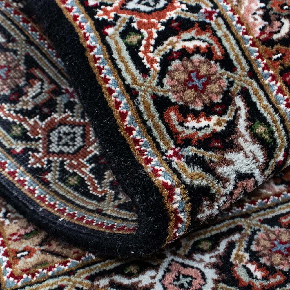 Persisk teppe - Tabriz - 140 x 73 cm - mørkeblå