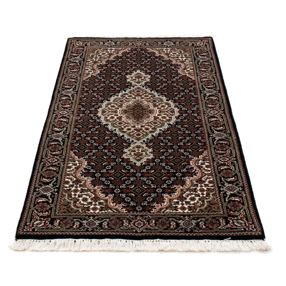 Persisk teppe - Tabriz - 140 x 73 cm - mørkeblå