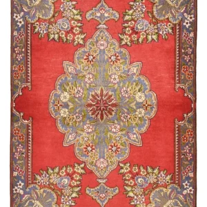 Persisk teppe - Tabriz - 142 x 100 cm - rød