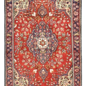 Persisk teppe - Tabriz - 145 x 100 cm - rød
