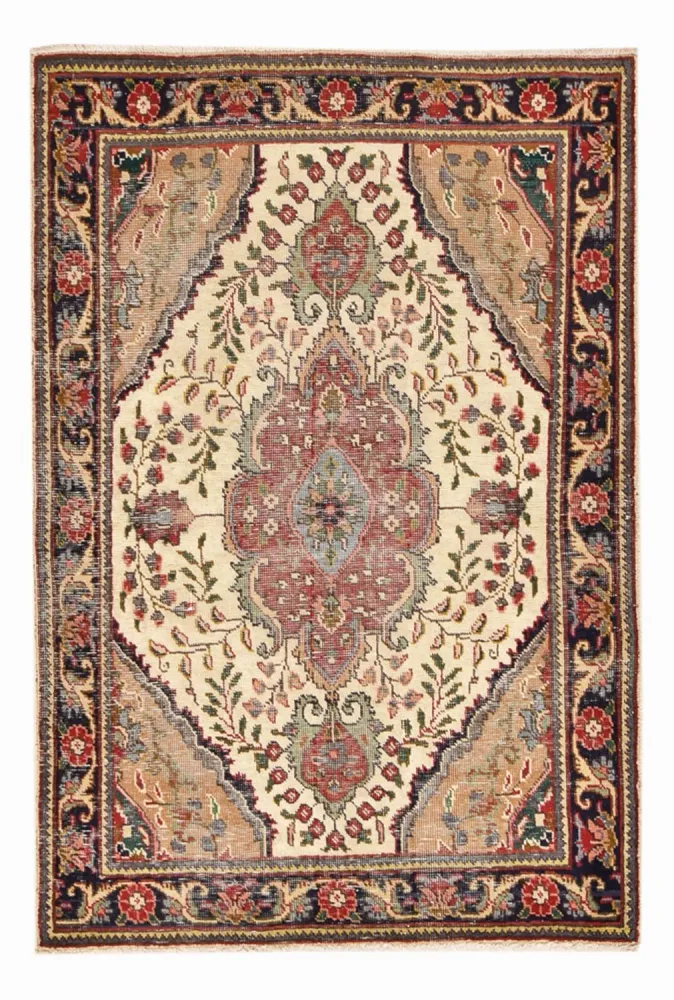 Persisk teppe - Tabriz - 146 x 98 cm - flerfarget