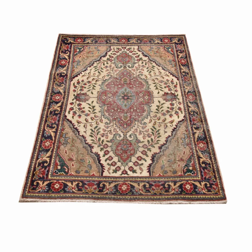 Persisk teppe - Tabriz - 146 x 98 cm - flerfarget