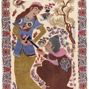 Persisk teppe - Tabriz - 150 x 100 cm - flerfarget