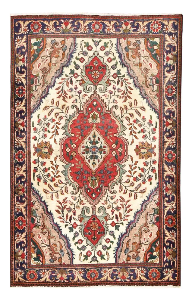 Persisk teppe - Tabriz - 150 x 92 cm - flerfarget