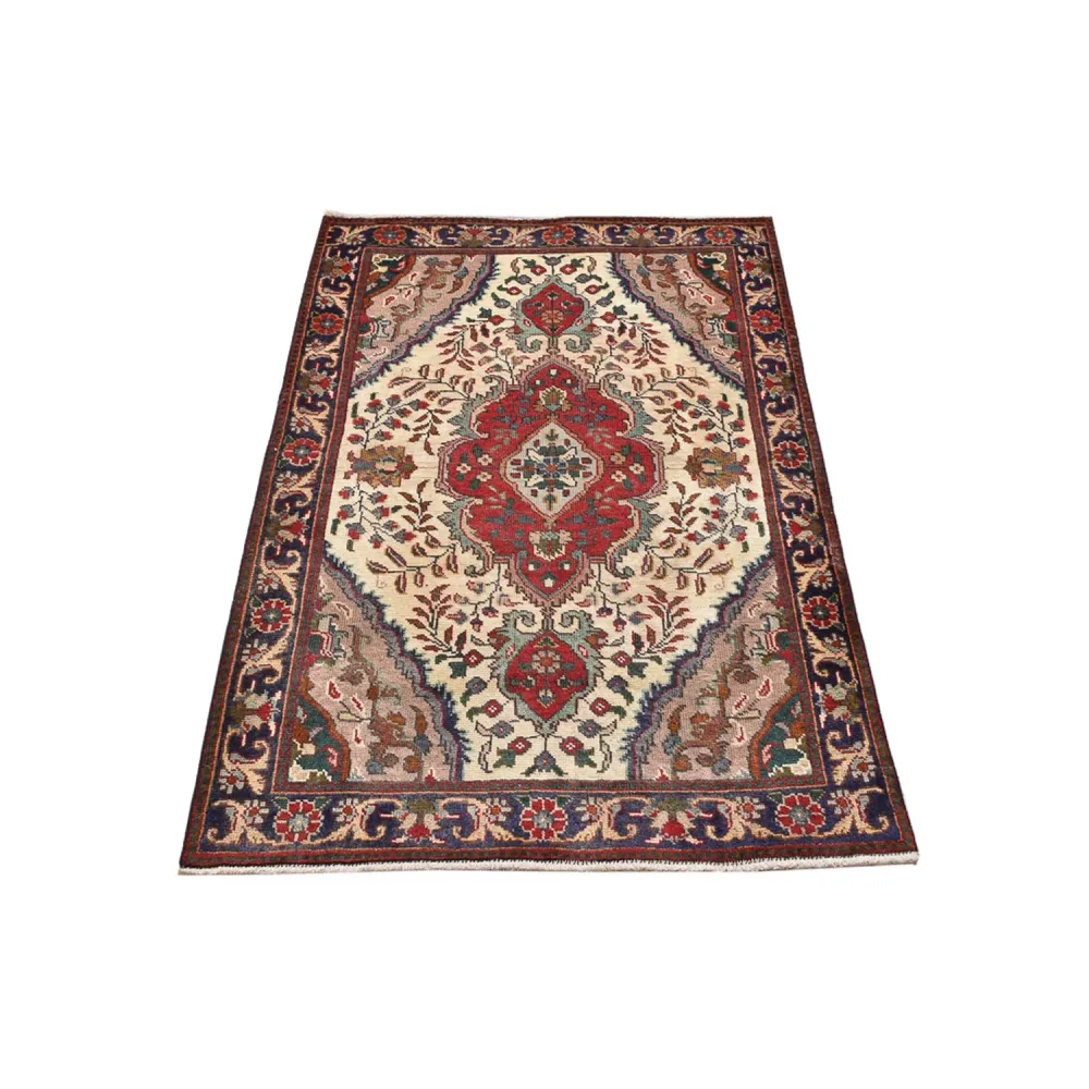 Persisk teppe - Tabriz - 150 x 92 cm - flerfarget