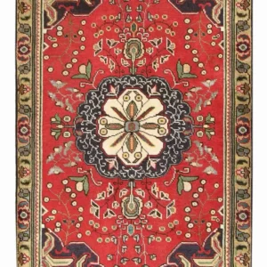 Persisk teppe - Tabriz - 155 x 100 cm - rød