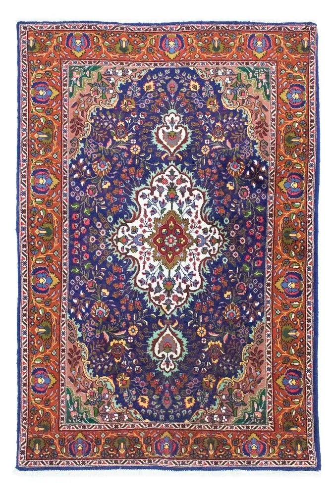 Persisk teppe - Tabriz - 160 x 105 cm - blå
