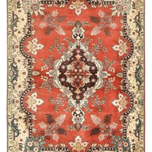 Persisk teppe - Tabriz - 183 x 134 cm - rød