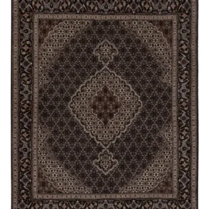 Persisk teppe - Tabriz - 197 x 150 cm - mørk beige