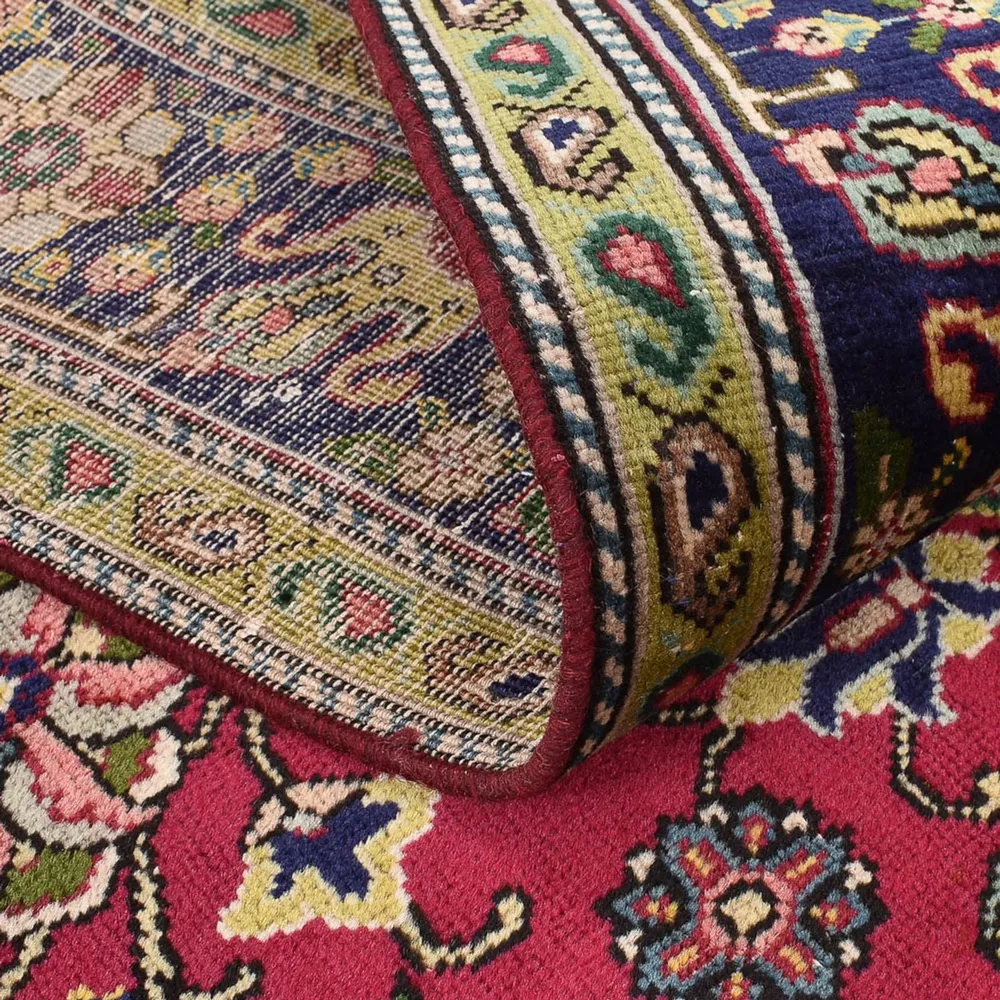 Persisk teppe - Tabriz - 198 x 142 cm - rød