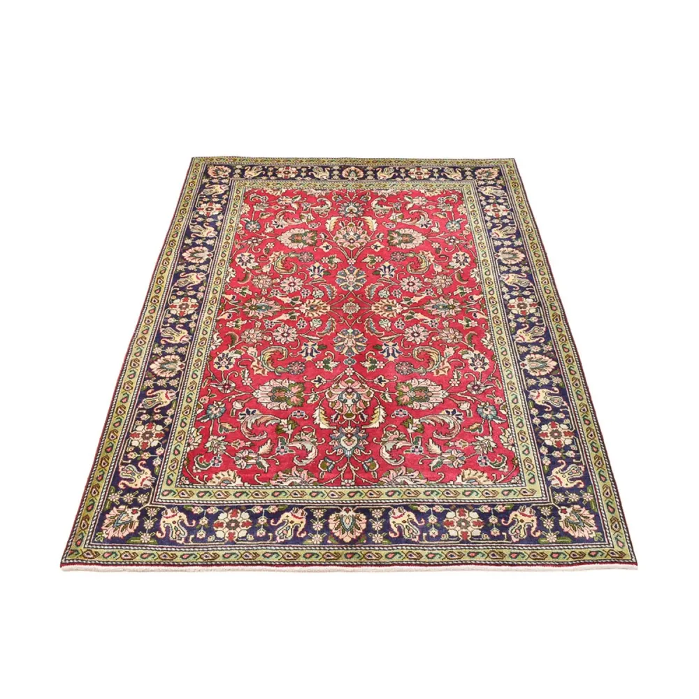 Persisk teppe - Tabriz - 198 x 142 cm - rød