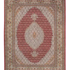 Persisk teppe - Tabriz - 200 x 150 cm - rød