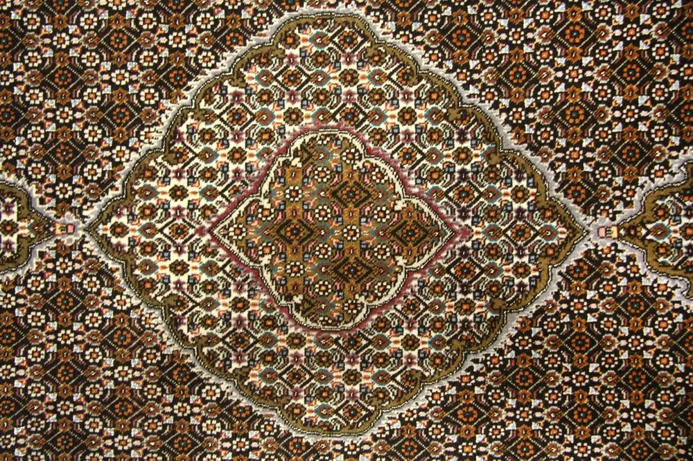 Persisk teppe - Tabriz - 202 x 152 cm - brun
