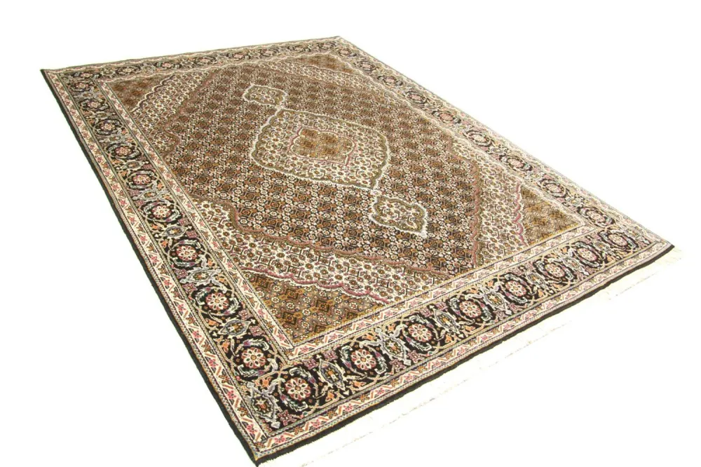 Persisk teppe - Tabriz - 202 x 152 cm - brun