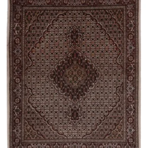 Persisk teppe - Tabriz - 203 x 155 cm - mørk beige