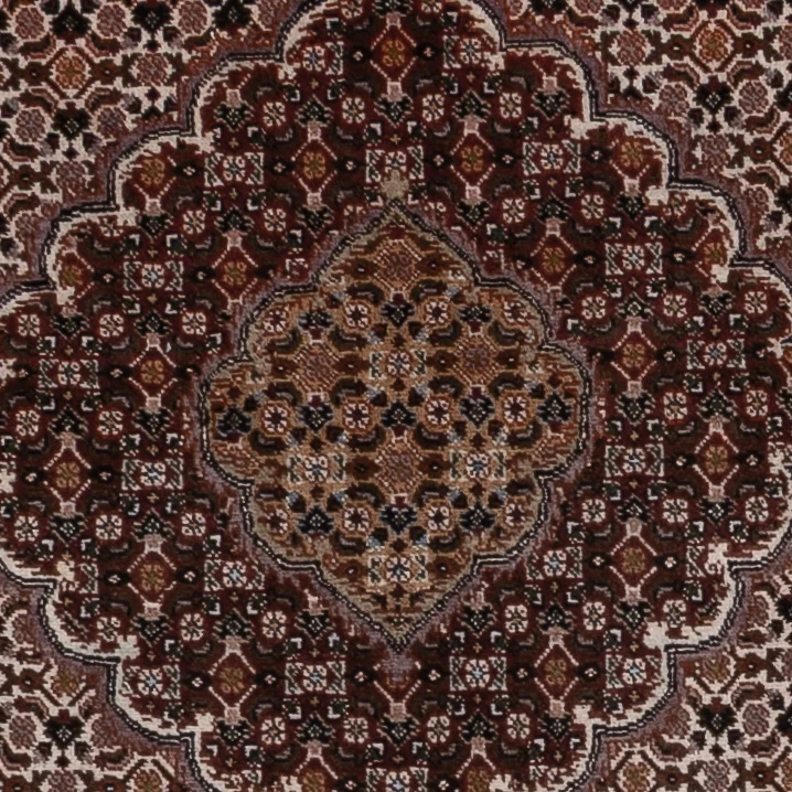 Persisk teppe - Tabriz - 203 x 155 cm - mørk beige