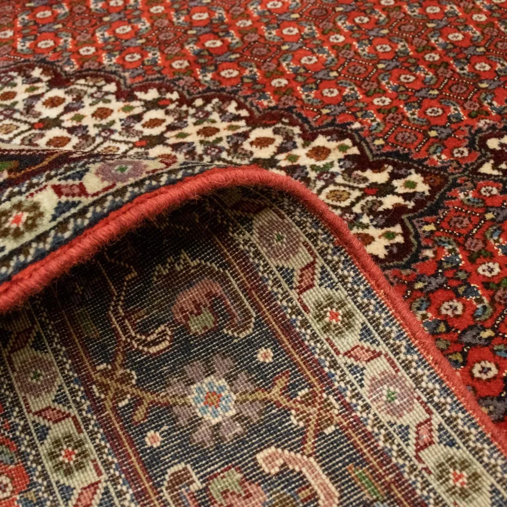 Persisk teppe - Tabriz - 208 x 146 cm - lys rød