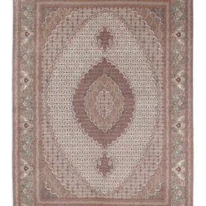 Persisk teppe - Tabriz - 210 x 152 cm - beige