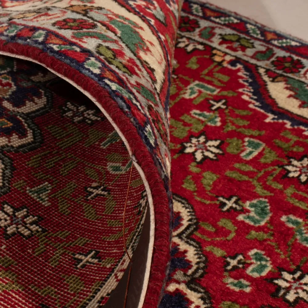 Persisk teppe - Tabriz - 86 x 56 cm - rød