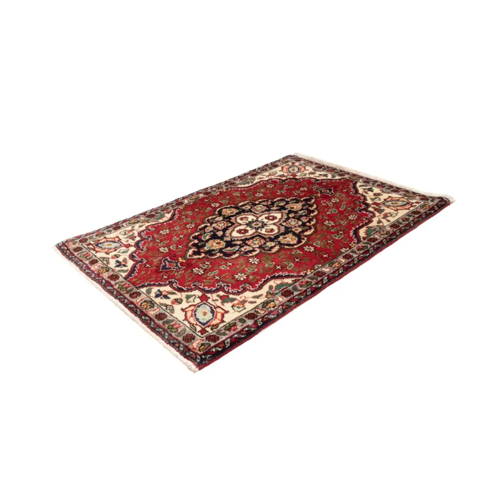 Persisk teppe - Tabriz - 86 x 56 cm - rød