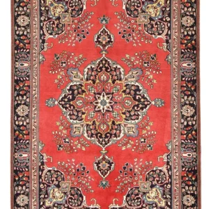 Persisk teppe - Tabriz - 279 x 185 cm - rød