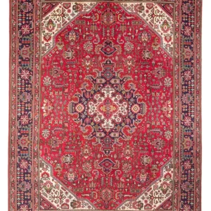 Persisk teppe - Tabriz - 285 x 197 cm - rød
