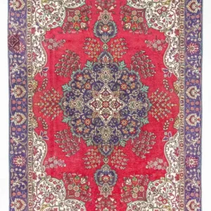 Persisk teppe - Tabriz - 287 x 185 cm - rød