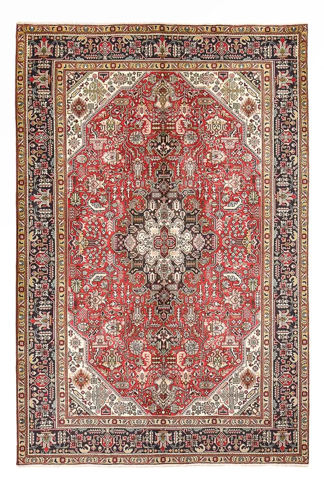 Persisk teppe - Tabriz - 290 x 196 cm - rød