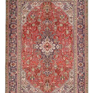Persisk teppe - Tabriz - 290 x 200 cm - rød