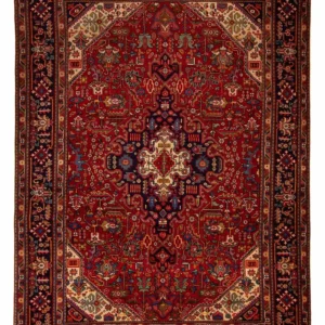 Persisk teppe - Tabriz - 290 x 200 cm - mørk rød