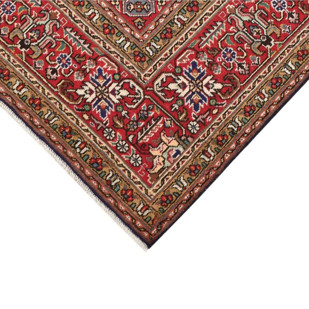 Persisk teppe - Tabriz - 295 x 200 cm - mørkeblå
